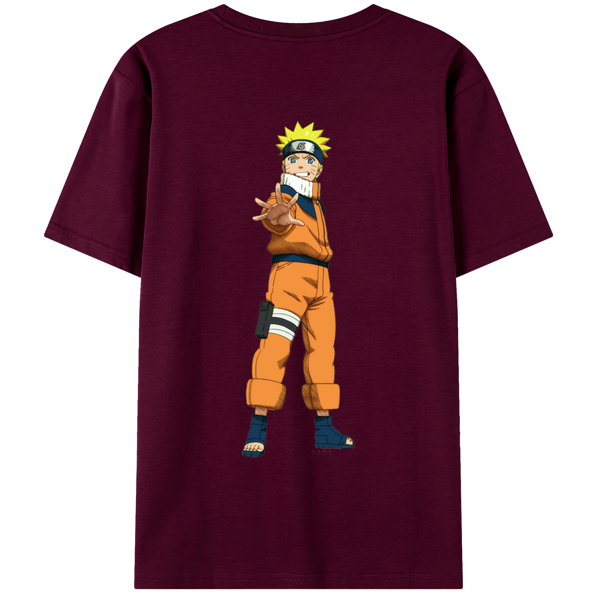 （画像用） NARUTO -ナルト- うずまき ナルト Uzumaki Naruto レディース半袖Tシャツ(バックプリント)